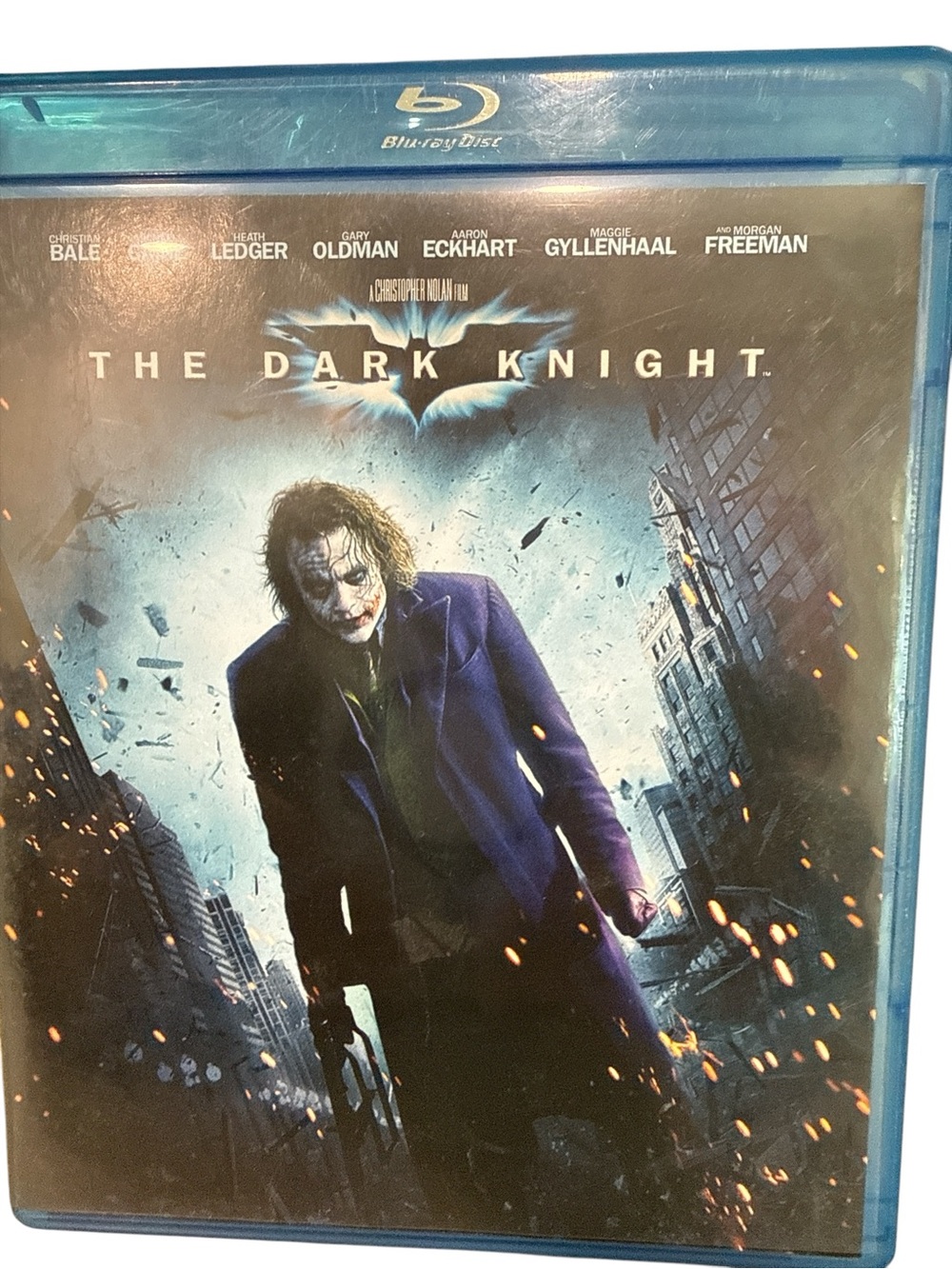 Warner Bros. Blu-ray Disc with Black, White, Red Artwork